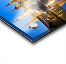 Zaragoza. Saragossa. Aragon. Spain. Cathedral Basilica of Our Lady of the Pillar and river Ebro at sunset Acrylic print