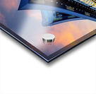 Yasaka shrine in Kyoto with lanterns during sunset Acrylic print