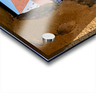 Visitors enjoy Saint Leon square in Eguisheim Alsace on wine rou Acrylic print