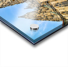 Ornate St. Vitus Cathedral facade against a blue sky. Acrylic print