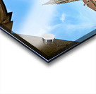 Gothic St. Vitus Cathedral in Prague framed by an arch. Acrylic print