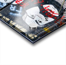 Mural on the west bank separation wall in Bethlehem Jerusalem Acrylic print