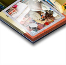 Barber provides shaving service in Varanasi Uttar Pradesh Acrylic print