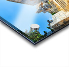 Visitors explore the ruins of Church of Saint Simeon Stylites in Acrylic print