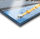 Visit to Sheikh Zayed Grand Mosque in Abu Dhabi at sunset Acrylic print