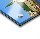 Lutheran Free Church near Lake Tjornin in Reykjavik Iceland Acrylic print