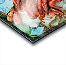 Fresh seafood display at Mercat de Sant Josep in Barcelona Acrylic print