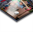 Sewing clothes at a market stall in Phu Quoc Vietnam Acrylic print