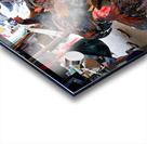 Chickens gathered in a market in Phu Quoc Vietnam Acrylic print