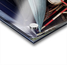 Workers relax in a truck in Ho Chi Minh City Vietnam Acrylic print