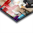 Market scene with live ducks and chickens in Phu Quoc Acrylic print