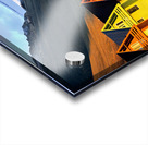 Colorful houses in Longyearbyen Svalbard during sunset Acrylic print