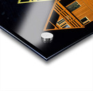 Colorful houses in Longyearbyen Svalbard under sunlight Acrylic print