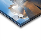 Construction and architecture near the river in Bilbao Spain Acrylic print