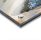 Visitors explore the interior of the Guggenheim Museum in Bilbao Acrylic print