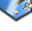 Palazzo dei Priori and statue in Arezzo Tuscany Italy Acrylic print