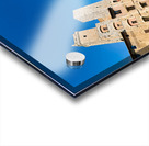 Visitors walk through Piazza della Cisterna in San Gimignano Acrylic print