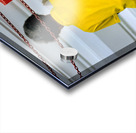 Prayer at wat phra kaew in bangkok Acrylic print