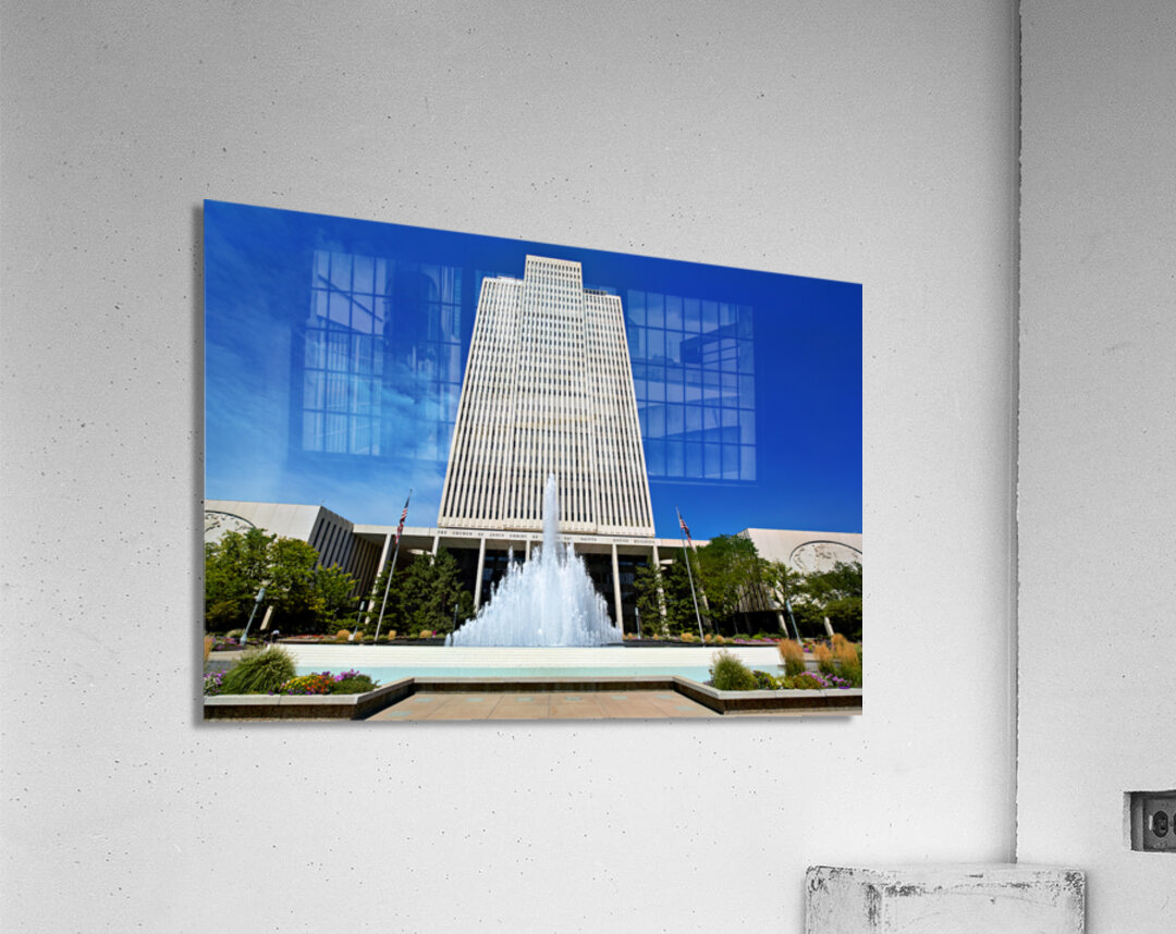 The hedaquarter of the Mormon Church of Jesus Christ the latter day. Salt Lake City Utah USA Acrylic Print