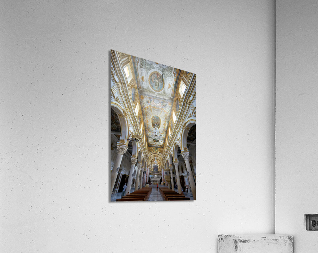 Matera Basilicata Italy. Basilica Pontificia Cattedrale di Maria Santissima della Bruna e SantEustachio Acrylic Print