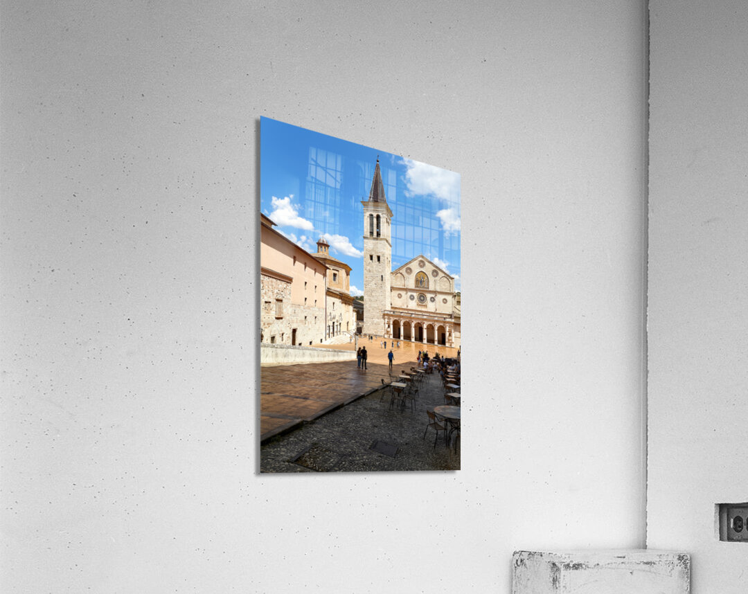 Spoleto Umbria Italy. Duomo di Spoleto Cathedral Acrylic Print