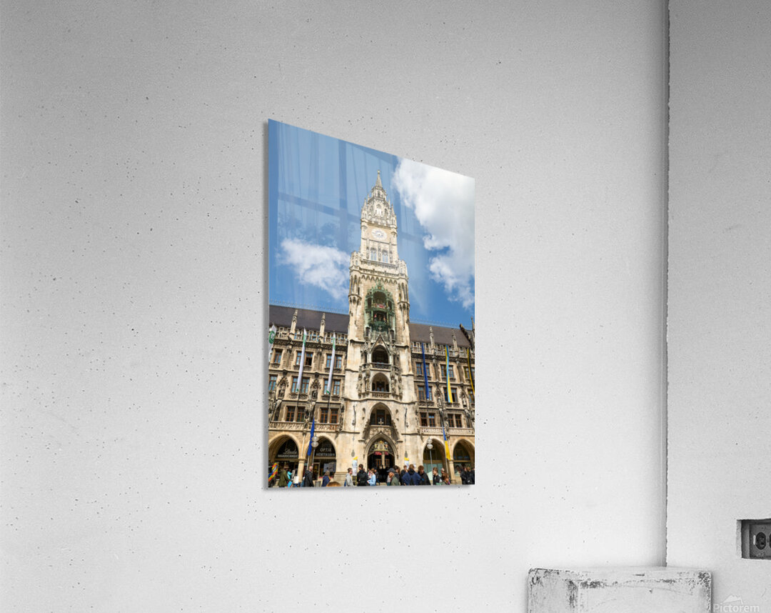 Rathaus in Munich a landmark of Marienplatz in Germany Acrylic Print