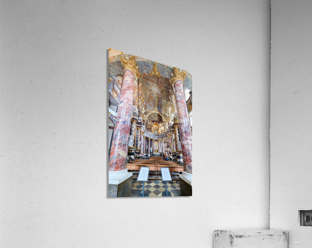 Visit to hofkirche in wurzburg on the romantic road in bavaria Acrylic Print