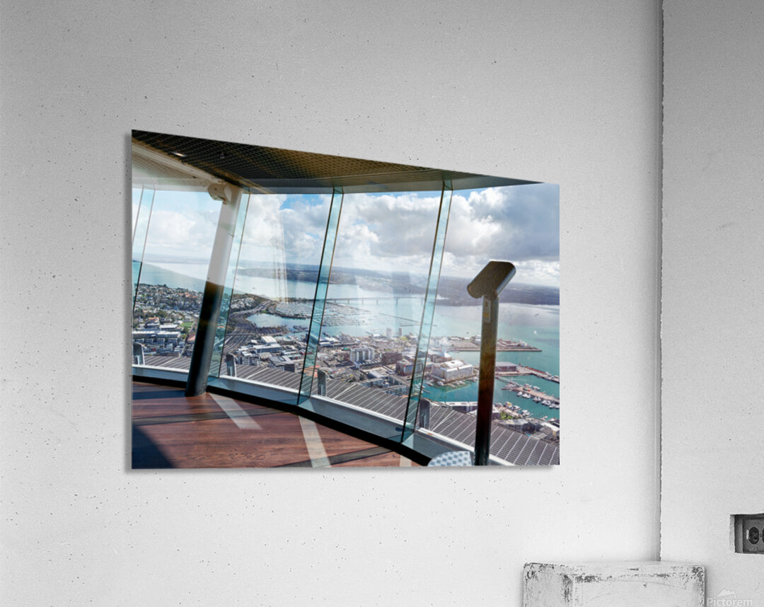 View of Auckland city and financial district from the Sky Tower Acrylic Print