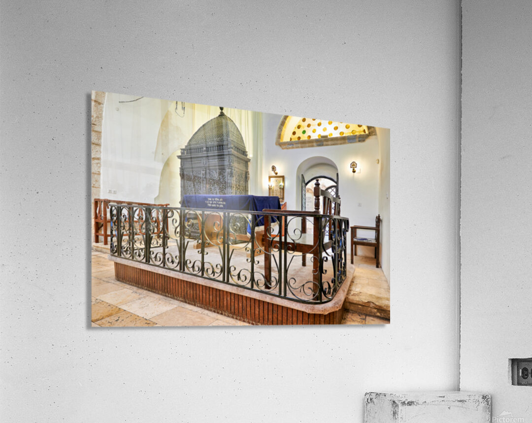 Exploring sephardic synagogues in Jerusalem Israel Acrylic Print
