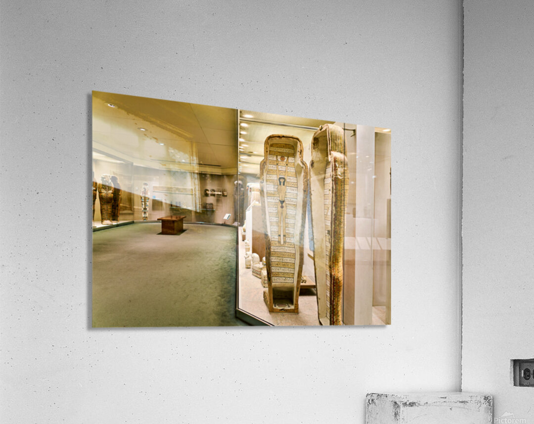 Egyptian art exhibition in Manhattan at Metropolitan Museum of A Acrylic Print