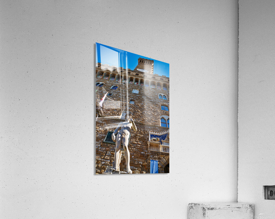 David statue by Michelangelo in Florence Tuscany Italy Acrylic Print