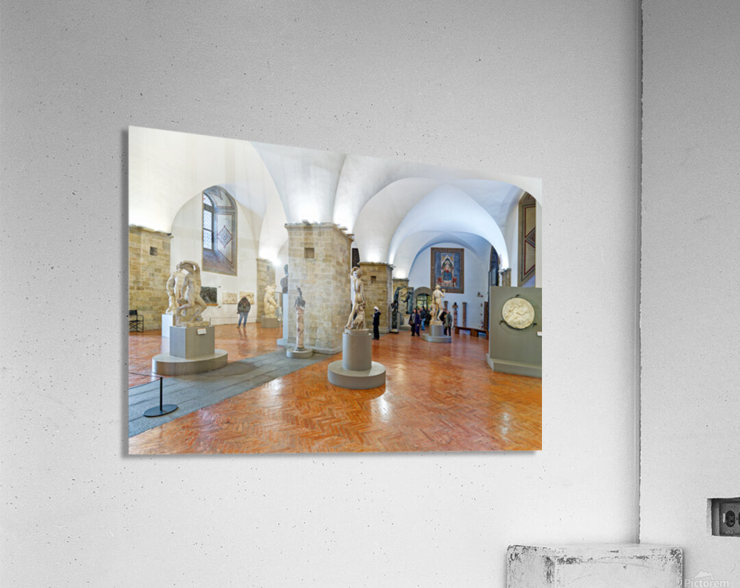 View of classic sculptures at Museo Nazionale del Bargello museu Acrylic Print