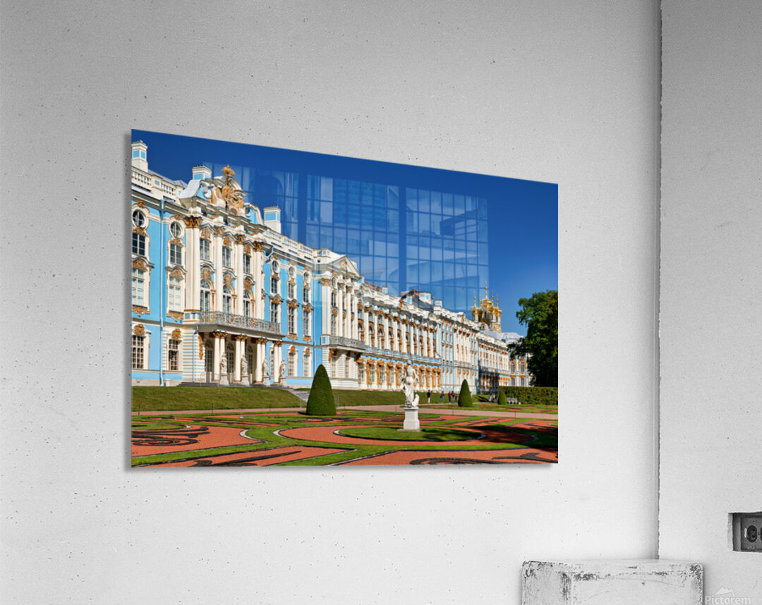Catherine palace in pushkin saint petersburg russia Acrylic Print