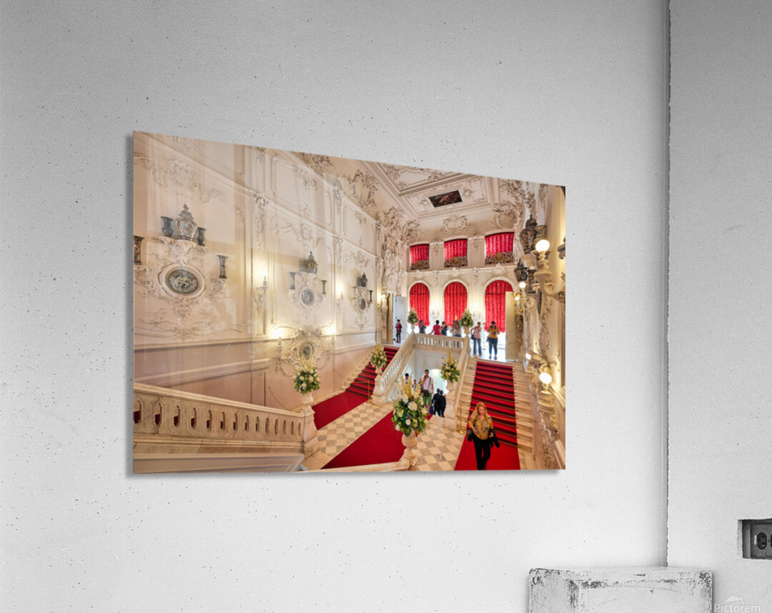 Visitors admire Catherine Palaces interior in St. Pete Acrylic Print
