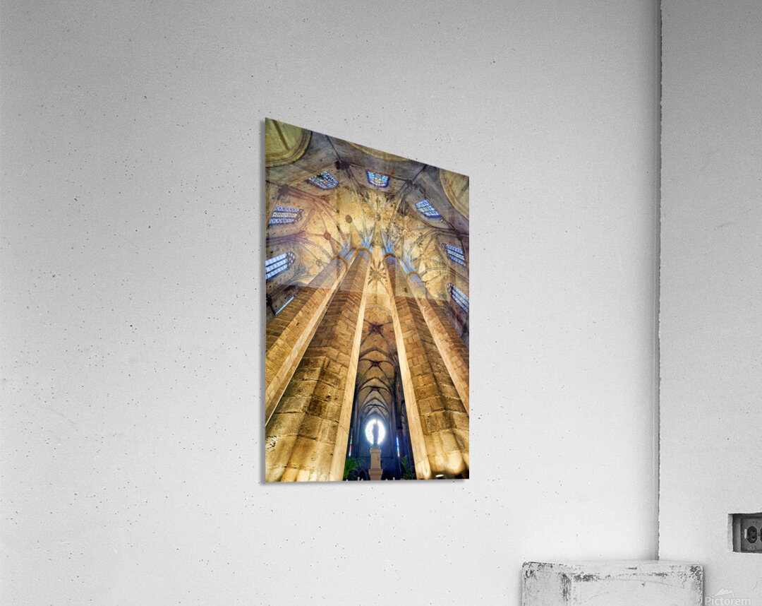 Visit to Santa Maria del Mar in Barcelona Spain Acrylic Print