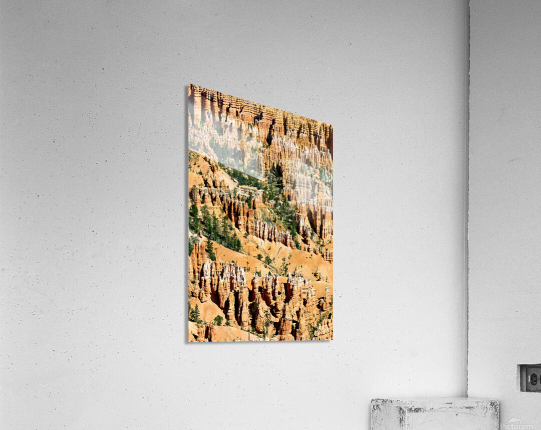 Explore Bryce Canyon National Park at Bryce Point viewpoint Acrylic Print