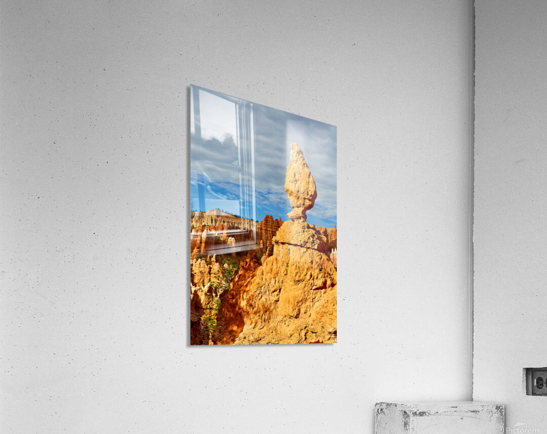 Visiting queens garden in bryce canyon national park Acrylic Print