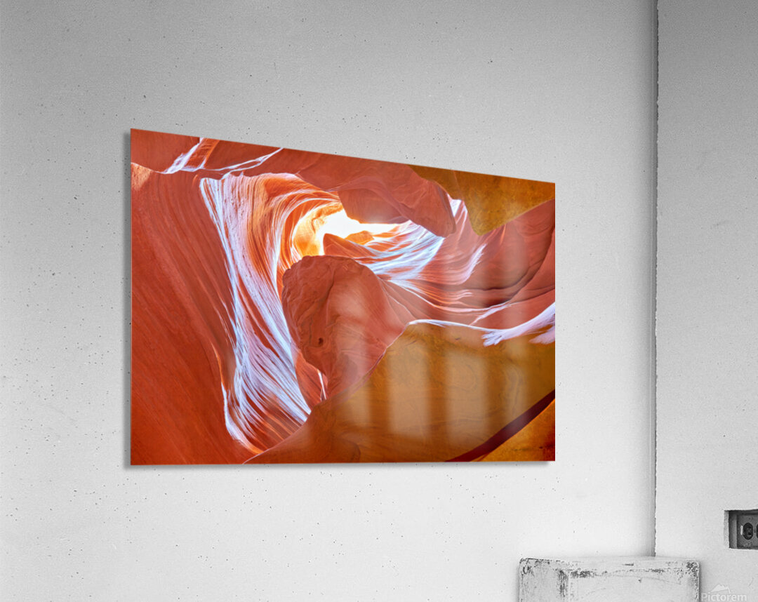 Explore Antelope Canyon in the USA during daylight hours Acrylic Print