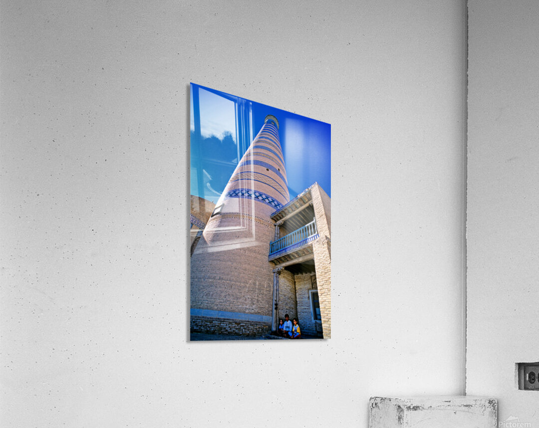 Historic architecture in Khiva Uzbekistan on a sunny day Acrylic Print