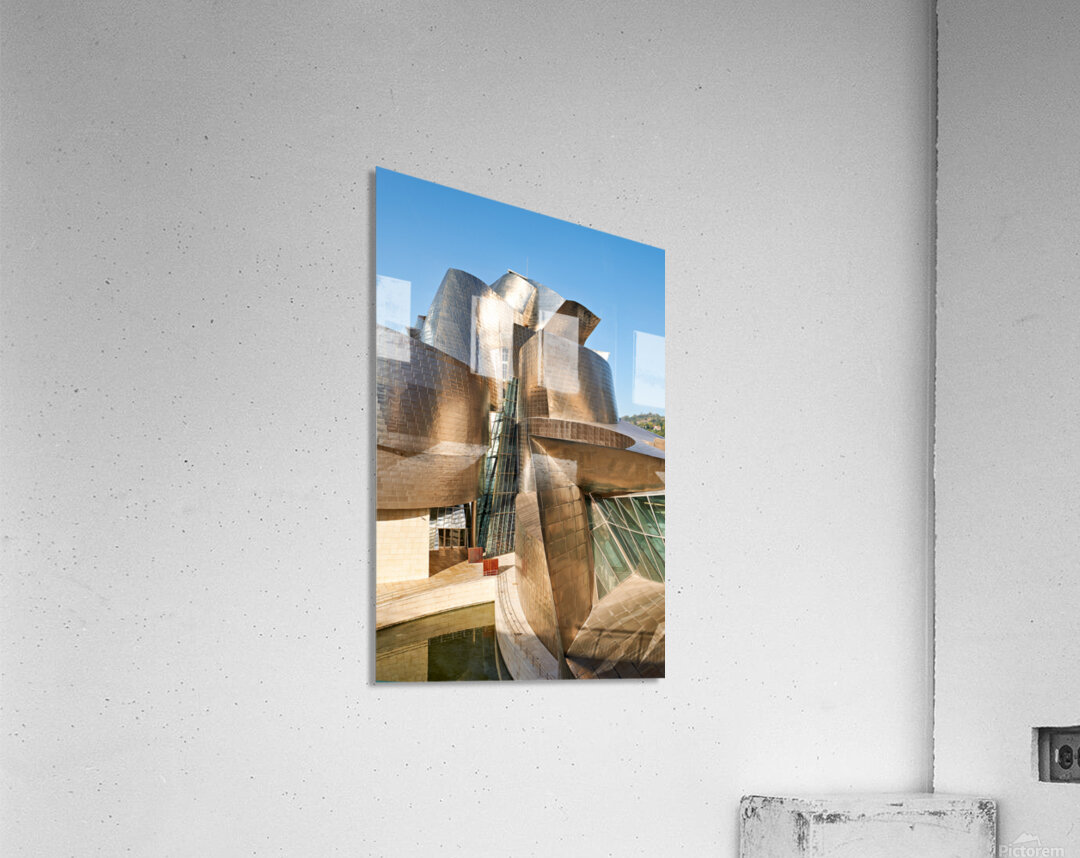 Exploring the design of the Guggenheim Museum in Bilbao Spain Acrylic Print