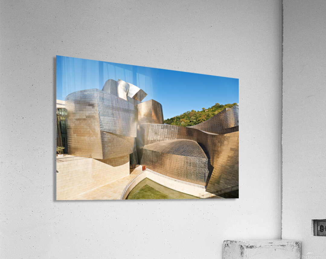 Guggenheim Museum in Bilbao shows modern design and structure Acrylic Print