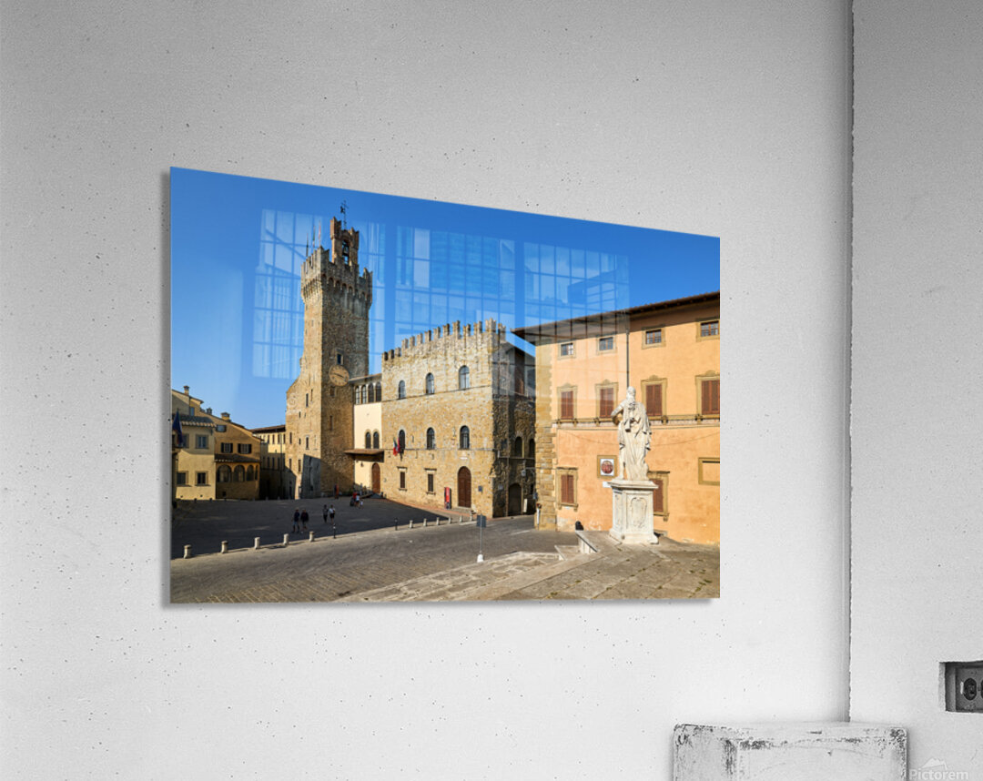 Palazzo dei Priori in Arezzo Tuscany during a clear day Acrylic Print