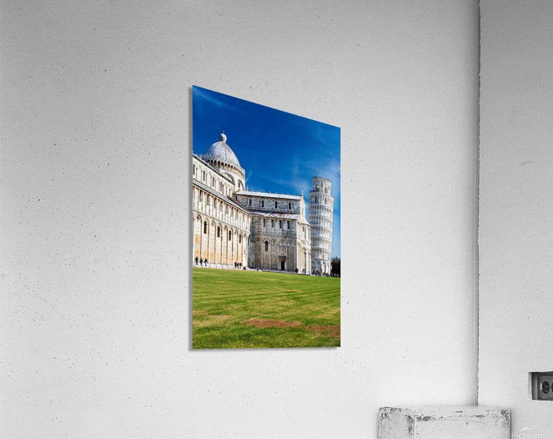 Explore pisas cathedral and leaning tower in tuscany Acrylic Print
