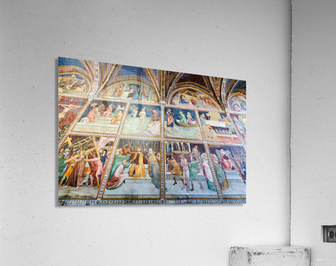 Art in the Collegiata di Santa Maria Assunta in San Gimignano Acrylic Print