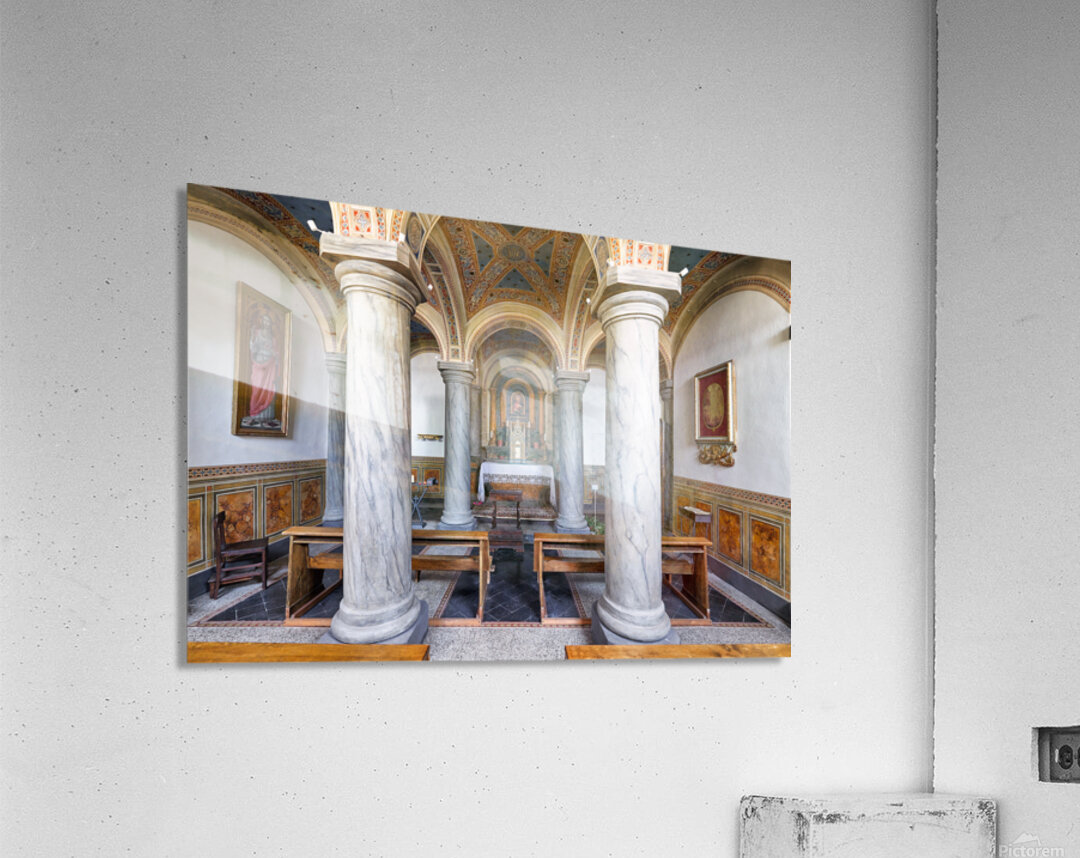 Visit san francesco church in pienza tuscany Acrylic Print