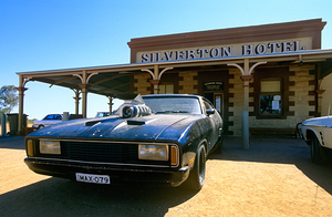 Mad Max Interceptor car at the Silverton Hotel Australia.