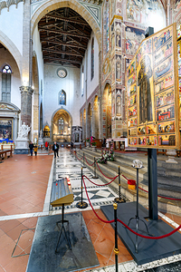 Visit to Basilica di Santa Croce in Florence Tuscany Italy by Marco Brivio