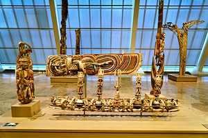 Oceanic art display in Manhattan at the Metropolitan Museum of A