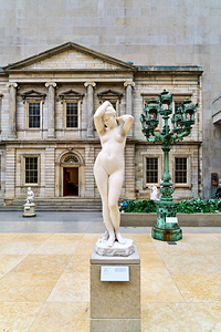 Sculpture in engelhard court at the metropolitan museum of art
