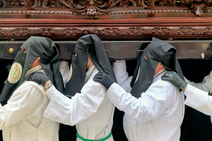 Zaragoza. Saragossa. Aragon. Spain.  Processions of the Easter Holy Week